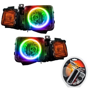 Hummer H3 Headlight Assembly - ORACLE Lighting - ColorSHIFT w/ RF Controller - `06-`10